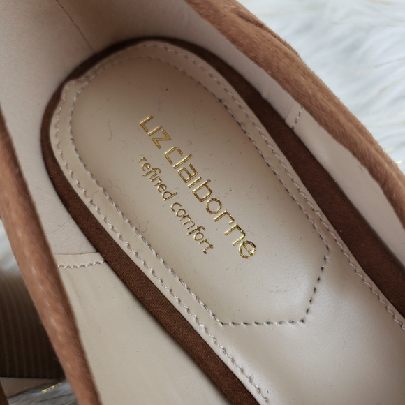 Liz Claiborne Marmara Refined Comfort Brown Suede Penny Loafers Size 8M - Picture 9 of 12